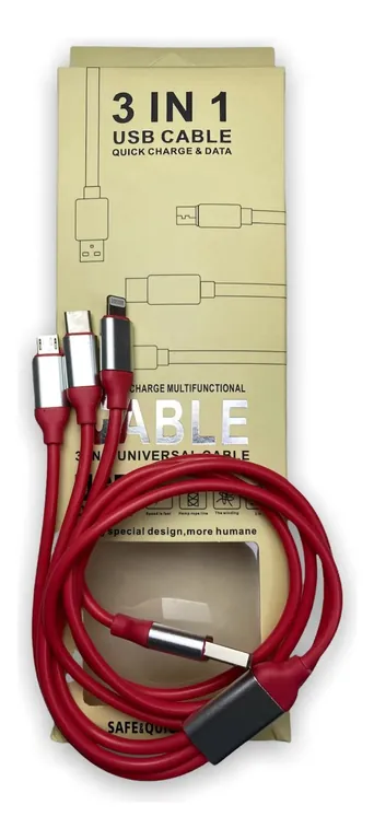 CABLE USB TRIPLE