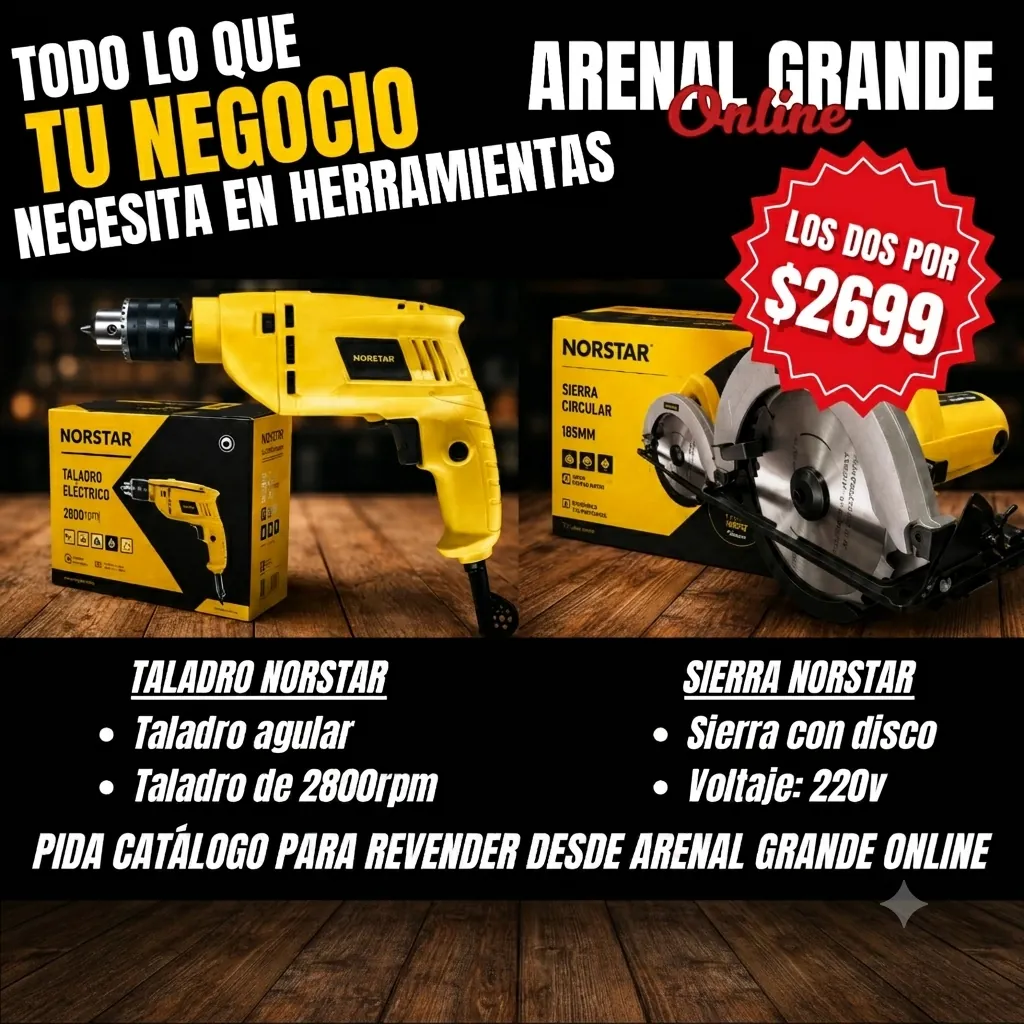 Combo taladro y sierra circular Norstar